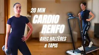 Miniature : 20 min pour brûler du gras et te sculpter avec un tapis et des haltères 🔥