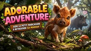 Miniature : 🐗 Boris le marcassin doit retrouver sa maman ! | Adorable Adventures