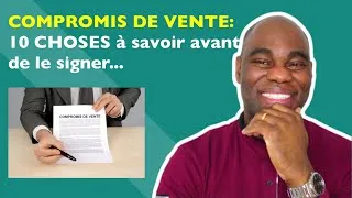 Miniature : COMPROMIS DE VENTE : 10 choses à savoir avant de le signer #94