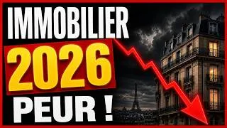 Miniature : 🔴 IMMOBILIER  2026 : les PERSPECTIVES qui font PEUR !