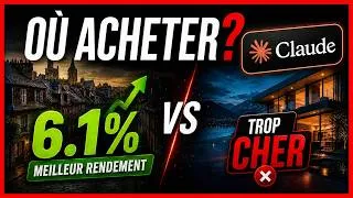 Miniature : 🔴 IA IMMOBILIER : compare 2 villes avant d'acheter !
