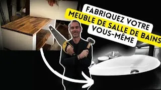 Miniature : Fabriquer un meuble de salle de bain qui a de la gueule !