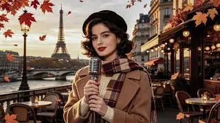 Miniature : French Chanson Music 🍂 Classic Romantic & Vintage Autumn Paris Café Ambience