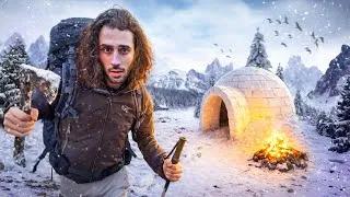 Miniature : Je survis 24h dans la neige sans tente ! (Igloo)