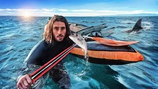 Miniature : Je survis 24h sur un kayak ! (Challenge très compliqué)