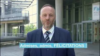 Miniature : Admises, admis, félicitations ! Message de Christophe Lerouge, directeur