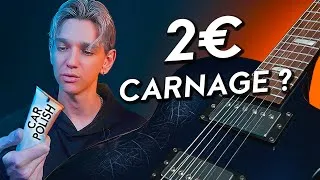 Miniature : Scratch Remover à 2€ de chez Action sur ma guitare à 1200€…😬
