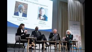 Miniature : Table ronde "Penser et écrire l'humain aujourd'hui" Souleymane Bachir Diagne et Guéorgui Gospodinov