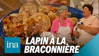 Miniature : Lapin à la braconnière et champignons de Maïté 🐇 🍄 | INA Les Recettes Vintage