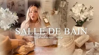 Miniature : ORGANISATION SALLE DE BAIN COSY | Rangement & ambiance chaleureuse