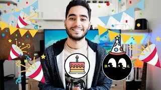 Miniature : 1 an à faire des vidéos : tout sur moi et ma chaine 🎂