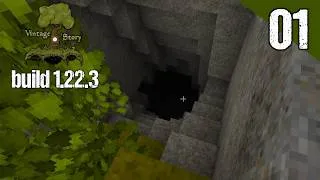 Miniature : Ep 01 : Début de l'aventure dans un trou | VINTAGE STORY | Let's play FR