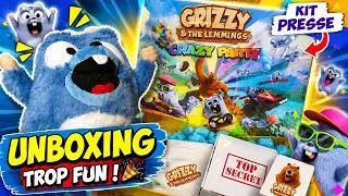 Miniature : Unboxing du Kit Presse de Grizzy & les Lemmings ! 🧸 Cette peluche est complètement DÉLIRANTE !