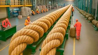 Miniature : COMMENT sont FABRIQUÉS des MILLIONS de MÈTRES de CORDE à partir de FIBRES