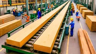 Miniature : COMMENT sont FABRIQUÉES les PLANCHES en BOIS dans une MÉGA-USINE aux ÉTATS-UNIS