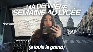 Miniature : study vlog - ma dernière semaine à louis le grand (révisions, tour du lycée, organisation...)
