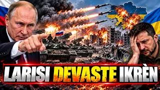 Miniature : Zelensky ouvri bwat pandò a, Larisi san pitye e devaste sant lojistik yo🔥Bagay yo konplike pou Iktèn
