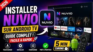 Miniature : Installer NUVIO sur Android TV en 5 Minutes ! Guide Complet & Configuration Facile 2026