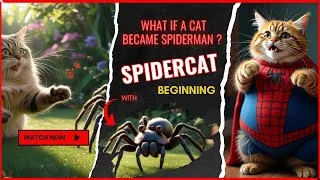 Miniature : What if a cat became Spiderman ? Cats superheroes | Spidercat beginning