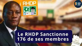 Miniature : RHDP : 176 militants sanctionnés 😳 Que se passe-t-il ? #RHDP #PolitiqueCI