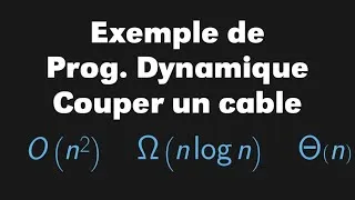 Miniature : Exemple de programmation dynamique : découpage optimal d'un cable