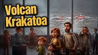 Miniature : Volcan Krakatoa :  une éruption bloque des voyageurs en indonésie