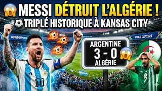 Miniature : l'Algérie s'est inclinée face au triplé de Lionel Messi à Kansas City