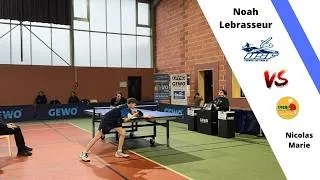 Miniature : NATIONALE 3 | Noah LEBRASSEUR (1993) vs Nicolas MARIE (N°377) | HIGHLIGHTS