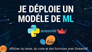 Miniature : Comment afficher du texte avec Streamlit comme un data scientist? #ingenieria #machinelearning