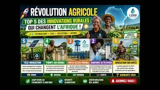 Miniature : 🚀 Révolution Agricole : Top 5 des Innovations Rurales qui Changent l'Afrique ! 🌍✨