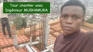 Miniature : Visite d'un chantier à Kinshasa par ingénieur MUSHAMUKA #construction#chantiier#immobilier