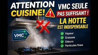 Miniature : Sans hotte, tu fais une grosse erreur… #hotte #vmc  #santé #cuisine
