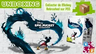 Miniature : Une souris peintre ? Disney Epic Mickey Rebrushed collector's edition PS5 - Unboxing#32