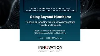 Miniature : 06 Going beyond numbers: Enhancing reporting practices to demonstrate results and impacts