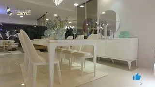 Miniature : Superbe Salle à Manger Blanche - Innovation Naima