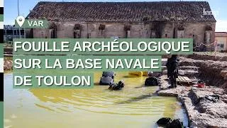 Miniature : Les fouilles archéologiques sur la base navale de Toulon : premiers résultats