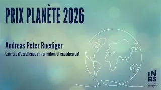 Miniature : Andreas Peter Ruediger - Prix Planète pour l’excellence en formation et encadrement