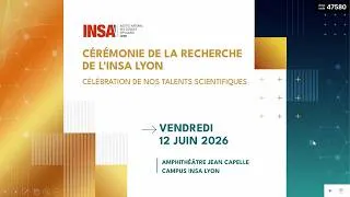 Miniature : Cérémonie en l’honneur de la Recherche 2026 : l'INSA Lyon célèbre ses talents scientifiques
