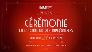 Miniature : Cérémonie des diplômées et diplômés 2025 – INSA Lyon