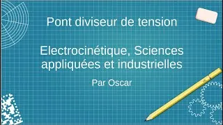 Miniature : Explication du pont diviseur de tension et application