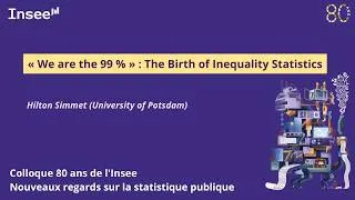 Miniature : Colloque 80 ans de l'Insee – Hilton Simmet (University of Potsdam)