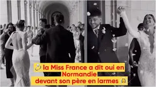 Miniature : 👰 Mariage d'Amandine Petit : la Miss France a dit "oui", devant son père en larmes, en Normandie 💍