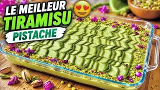 Miniature : Le MEILLEUR Tiramisu Pistache Ultra Facile !😍