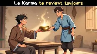 Miniature : Un seul acte de gentillesse a changé sa vie | Histoire motivante sur le karma et la compassion