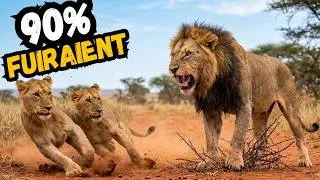 Miniature : 4 Jeunes Lions Ont Attaqué Un VIEUX Roi, Jusqu'à Ce Que CECI Arrive...