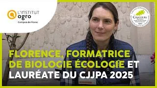 Miniature : Rencontres avec les lauréats du CJJPA 2025 - Florence, formatrice en biologié écologie