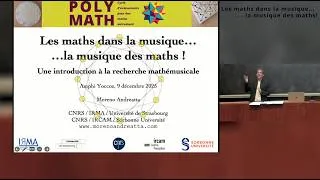 Miniature : Poly Math :conférence concert mathémusicale avec Moreno Andreatta