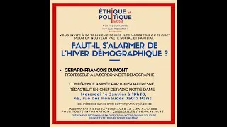 Miniature : FAUT-IL S'ALARMER DE L'HIVER DEMOGRAPHIQUE ?