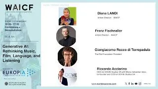 Miniature : Generative Al:Rethinking Music, Film Language, and Listening - WAICF 2026