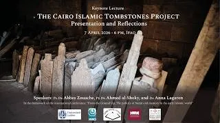 Miniature : Prof. Abbes Zouache, Prof.Ahmed al-Shoky, and Dr.Anna Lagaron: The Cairo Islamic Tombstones Project.